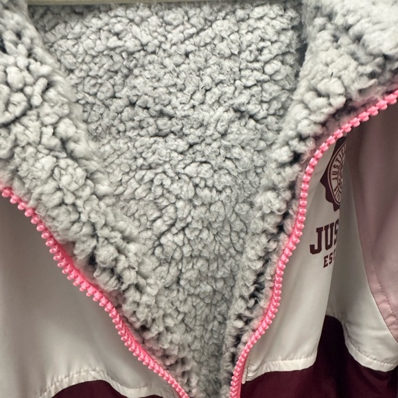 Justice Girls Reversible Sherpa Jacket - Picture 7 of 8